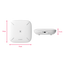 Hub de comunicación X-Sense - Permite conectar 50 detectores en la misma red - Control y avisos a través de APP para Smartphone - Comunicación WiFi 2.4GHz - Indicador luminoso de estado - Reducido tamaño