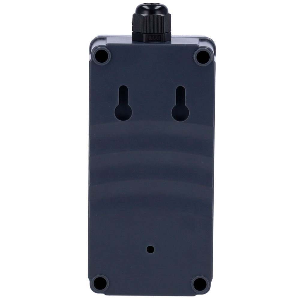 Pulsante cablato per barriere di parking - Pulsanti per alzare, abbassare e bloccare - Cavo non incluso - Misure: 68 (H) x 131 (I) x 51 (P) mm - Montaggio a parete o da tavolo - Facile installazione