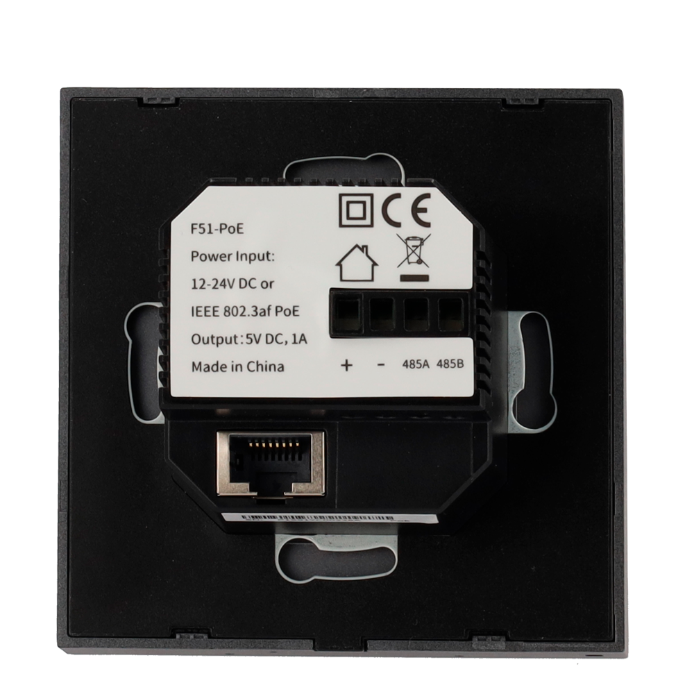 Monitor Linux per domotica - Display TFT con 3.27" | 4 pulsanti - Audio bidirezionale | Monitor del videocitofono - TCP/IP, PoE, WiFi, Bluetooth, ZigBee, SIP - Sensori ambientali - Manutenzione e connessione via Cloud
