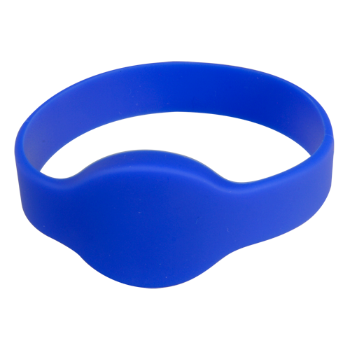 Proximity bracelet - Radio frequency ID - Passive EM RFID - 125 kHz frequency - Blue color - Maximum security