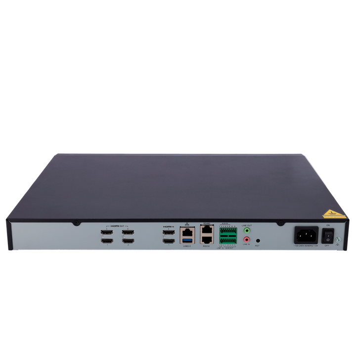 Decoder Uniview - 4 canali di uscita - Risoluzione massima 8 Mpx - Capacità di decodifica di 4*4K (30fps) - Compatibile con ONVIF