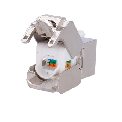 FTP cable connector - RJ45 output connector - Compatible with FTP category 6 - Easy installation without the need for tools