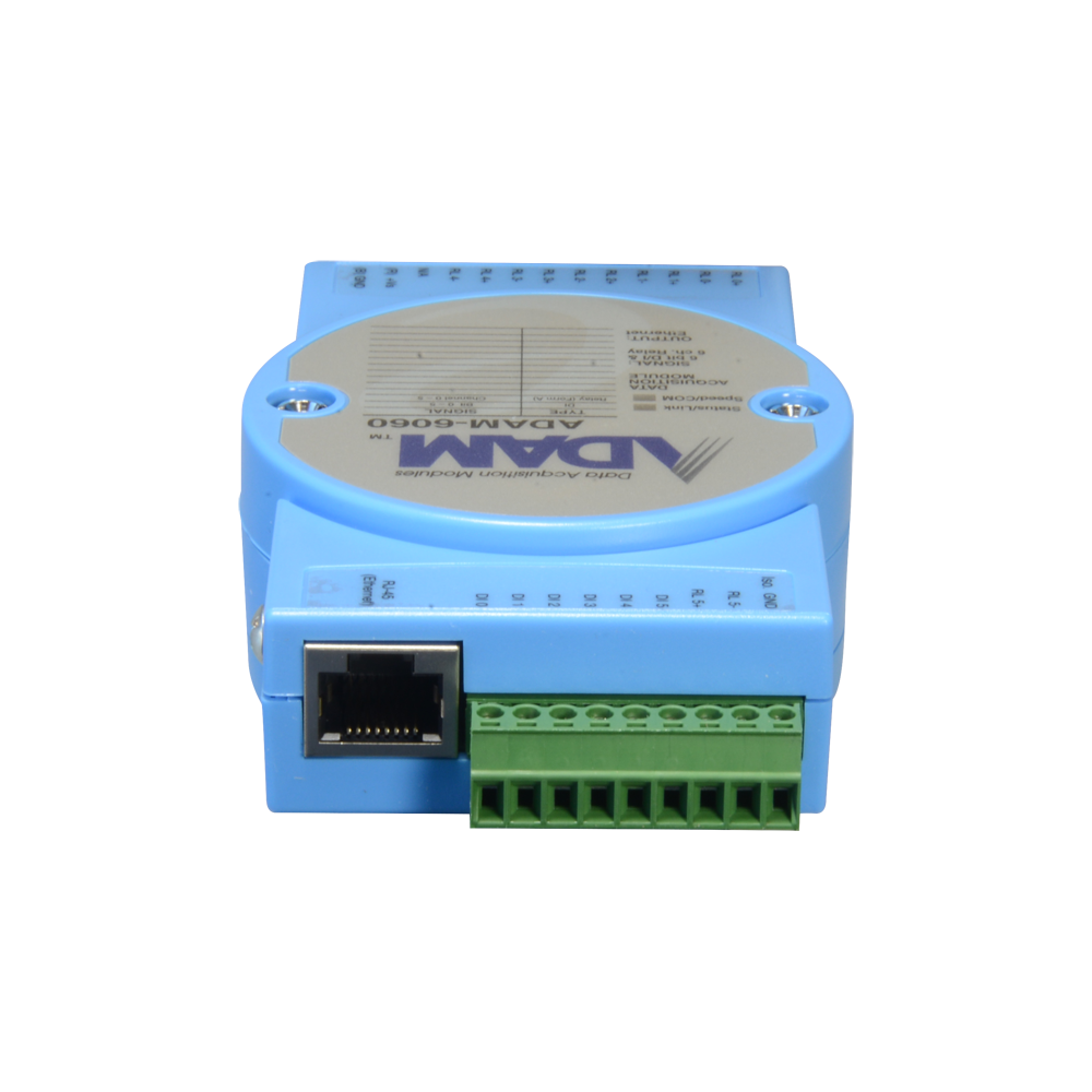 Modulo di acquisizione e controllo dati - 6 ingressi digitali / 6 uscite relè - Protocolli: Modbus/TCP, TCP/IP, UDP, HTTP,... - Possibilità di creare regole di controllo analogico - Server web integrato - 1 porta Ethernet 10/100 Base-TX - Innowatt