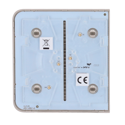 Ajax - LightSwitch SideButton - Pannello tattile per interruttore della luce - Compatibile con AJ-LIGHTCORE-1G / -2W - Retroilluminazione a LED - Pannello tattile laterale senza contatto - Colore oliva