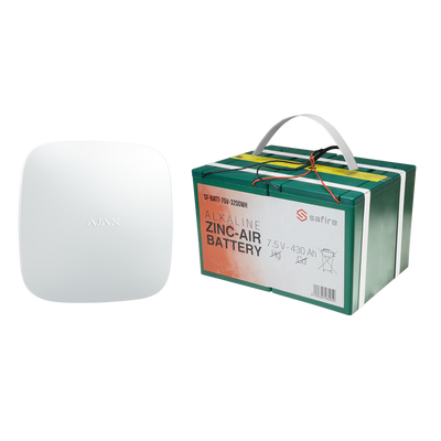 Kit di allarme stand-alone - Hub 2 da 6V e batteria a lunga durata - facile installazione - Durata fino a 12 mesi - Batteria non ricaricabile - Ideale per case vuote - Innowatt