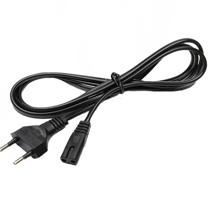 Power Cord - AC Adapter - Compatible with Type F plugs - 250VAC / 2.5A - 150cm long