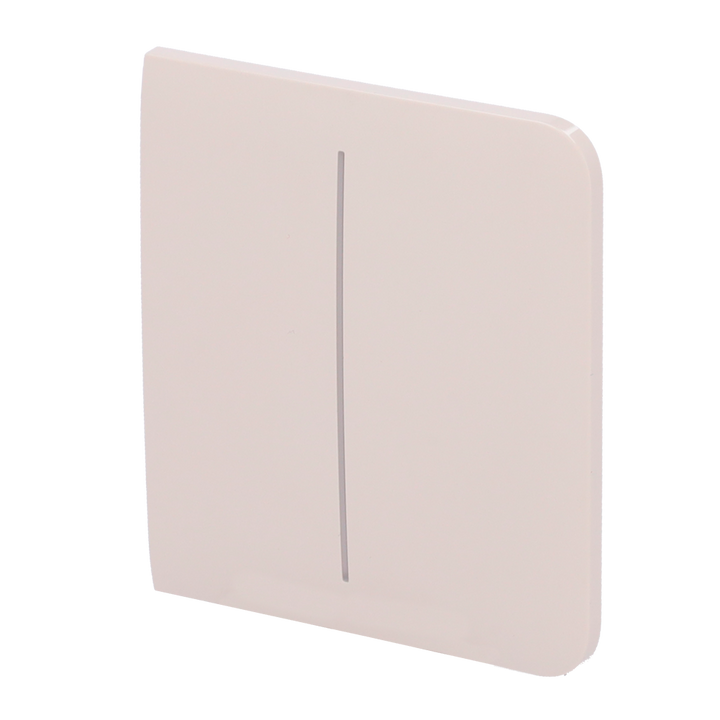 Ajax - LightSwitch SideButton - Pannello tattile per doppio interruttore della luce - Compatibile con AJ-LIGHTCORE-2G - Retroilluminazione a LED - Pannello tattile laterale senza contatto - Colore avorio