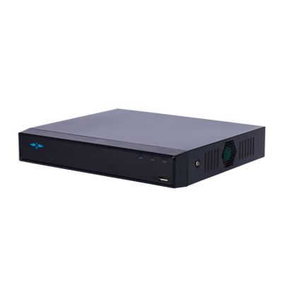 X-Security WizSense AI IP Video Recorder - 4 CH IP Video | 4 CH PoE - Maximum recording resolution 12 Mpx - Bandwidth 80 Mbps - HDMI Full HD and VGA output - Allows 1 hard disk