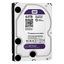 Western Digital Hard Disk - 6 TB capacity - SATA 6 GB/s interface - Model WD60PURX - Special for video recorders - Alone or installed on DVR