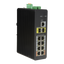 X-Security PoE Switch on DIN Rail - 8 PoE RJ45 ports + 2 SFP fiber ports - Speed ​​10/100/1000 Mbps - 90W port 1-2 / 30W port 3-8 / Maximum 120W - Hi-PoE / IEEE802.3at PoE+ / af PoE / IEEE802.3bt - VLAN/STP/RSTP/MSTP/LACP/StaticLAG/QoS/LoopDetect