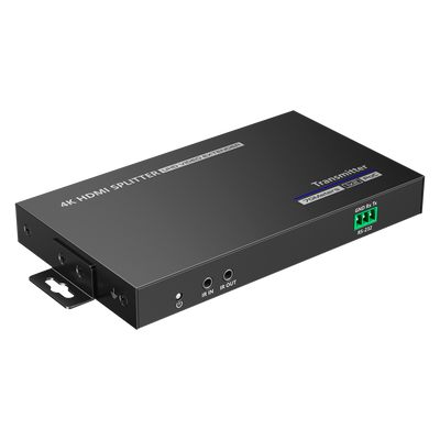Splitter-Extensor HDMI 1x2 - 1 transmitter / 2 receptors - Resolution up to 4K@30Hz - Range up to 70m - Over cable UTP CAT6/6A/7 - Control RS232
