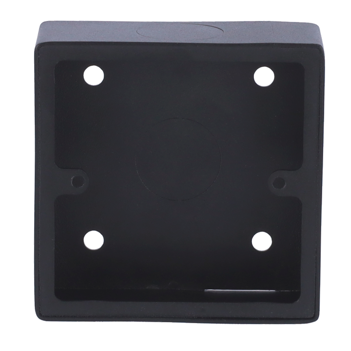 Connection box - Compatible with video intercoms - Surface installation - Made of steel - Strong and durable - Holes for connections