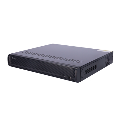 Safire Smart - Grabador de vídeo NVR para cámaras IP gama A2 - Vídeo 32CH / PoE 16CH / H.265+ / 4HDD - Resolución hasta 12Mpx / Ancho de banda 192Mbps - HDMI 4K, HDMI FullHD y VGA / Dewarping Fisheye - Reconocimiento facial / Búsqueda inteligente