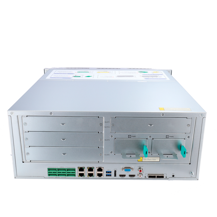 NVR per videocamere IP - Gamma Pro - 256 CH vídeo | 12 Mpx - Larghezza di banda 768 Mbps - Supporta 24 hard disk | RAID - Alimentazione ridondante