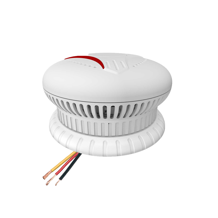 ANKA Stand-alone Smoke Detector - AC220~240V main power supply - 10 year backup battery - Alarm light - Audible alarm 85dB at 3m - EN 14604:2005 certified