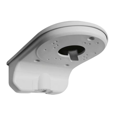 Supporto da parete per telecamera Dome - Colore bianco - Fabbricata in PVC - Adatto per uso interno o esterno