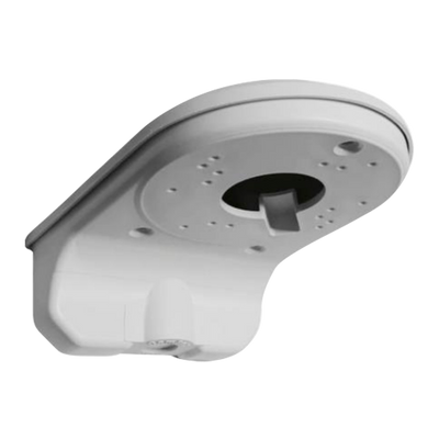 Dome camera wall mount - White color - Made of PVC - Suitable for indoor or outdoor use