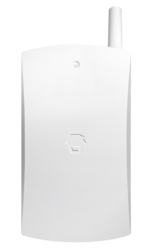Rilevatore rottura cristalli - Wireless - Antenna esterna - Indicatore LED batteria scarica - Distanza di rilevamento 7 m - Include trasformatore 12 V -