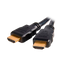 HDMI cable - HDMI type A male connectors - High speed - 1 m - Black color - Anti-corrosion connectors