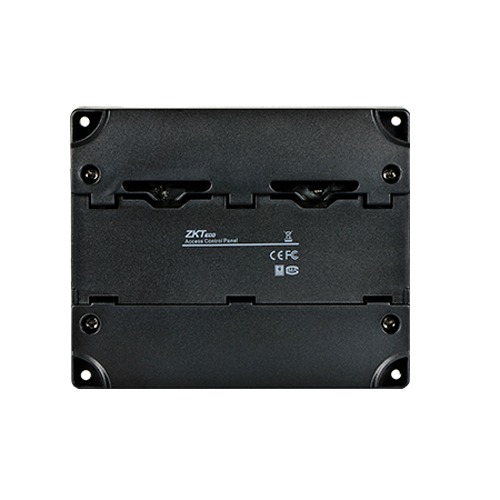 Controlador de Acceso RFID - Acceso con Tarjeta o Contraseña - TCP/IP | RS485 para ZK-SRB-DM10 - 4 lectores para ZKTeco OSDP - Salida de relé para 2 puertos - ZKBioAccess 5 puertos incluidos. Compatible con ZKBioCV
