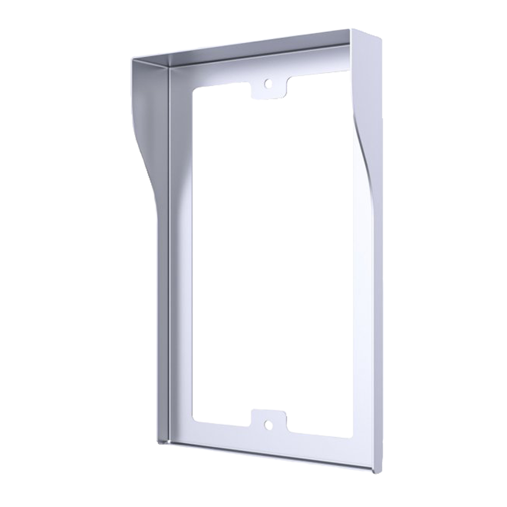 Copertura per videocitofono - Specifico per il videocitofono Akuvox AK-R20A - Misure: 192mm (Al) x 123mm (An) x 30mm (Fo) - Fabbricata in acciaio galvanizzato - Tettuccio antipioggia - Montaggio a incasso - Innowatt