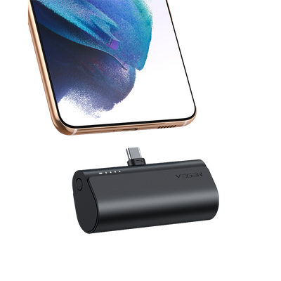 VEGER - Power bank - Capacidad 5000 mAh (18.5 Wh) - Potencia de carga PD20W - Salida connector  USB-C - Entrada USB-C