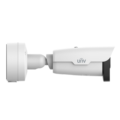 Uniview IP Dual Lens Thermal Camera - 256x192 | 3.2mm lens - 1/8” 4 Mpx optical sensor | 4mm lens - Thermal sensitivity ≤ 55mK - Detection. fire prevention, alarm and SIP - Temperature measurement range -20~150ºC / ± 8ºC