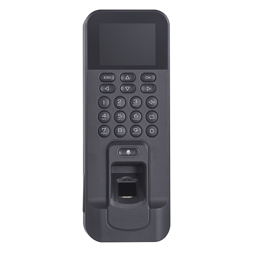 Controllo Accessi e Presenze - Impronte e tastiera - 3.000 registrazioni / 100.000 registri - TCP/IP, MiniUSB, RS485, Wiegand e Relé - Controller integrato - Software Safire Control Center