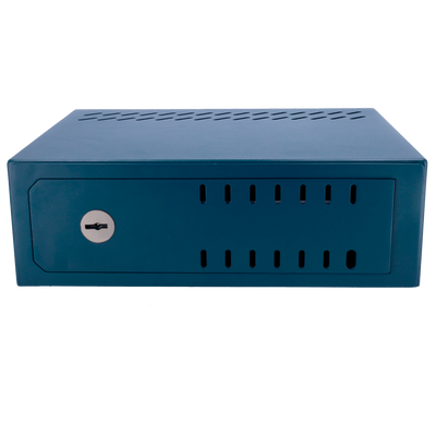 Safe for DVR - Specific for CCTV - For 1U rack DVR - Mechanical lock - With ventilation and cable glands - Quality and resistance