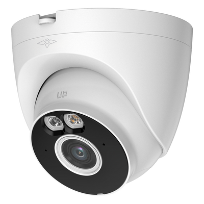 Cámara Turret IP 4Mpx gama PRO - Smart Dual Light alcance 30m | Active Deterrence - Lente 2.8 mm - IA: detección y clasificación de personas - Micrófono y altavoz | MicroSD - Wifi IEEE802.11b/g/n | Impermeable IP67