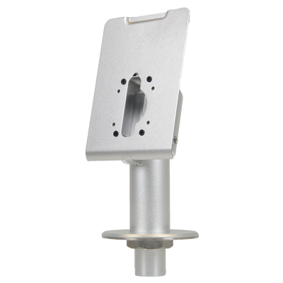 Soporte vertical para torniquetes - Específico para dispositivos de reconocimiento facial - Compatible con ZK-PROFACEX-TD - Orificios de conexión - 152 mm (H) x 50 mm (w) x 90 mm (Ø) - Fabricado en aleación de aluminio
