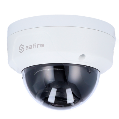 Cámara Safire 8MP ULTRA - 4 en 1 (HDTVI / HDCVI / AHD / CVBS) - Luz ultrabaja | WDR (130dB) | 3D DNR - Lente de 2,8 mm - LED Matrix IR Distancia 30 m - Menú OSD remoto