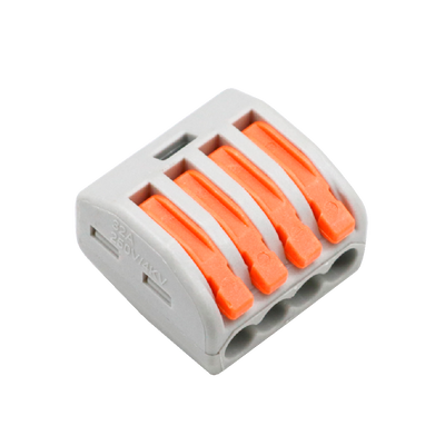 Safire -  Conector de Cable - 1 Entrada y 3 Salidas  - Calibre del cable 28 ~ 12AWG - Sección 0.08 m²~ 4 mm² - 10 unidades