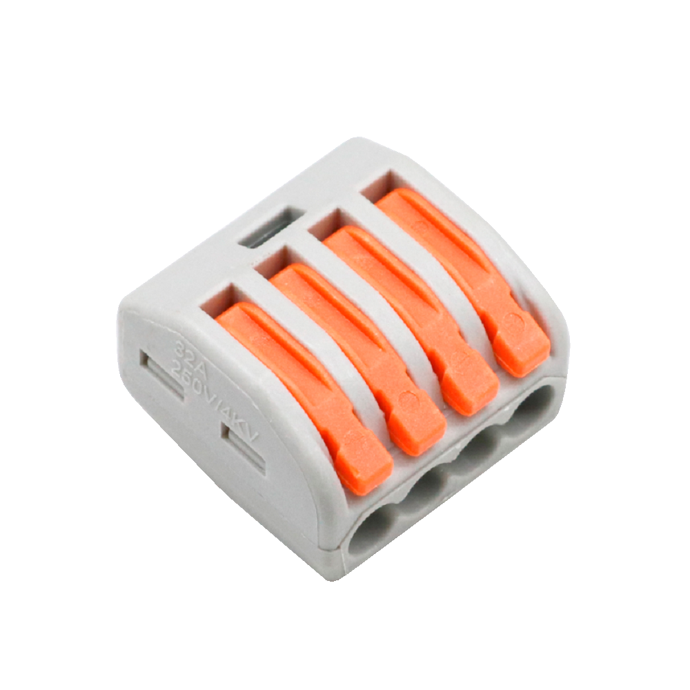 Safire - Cable Connector - 1 Entrance and 3 Connections - Cable Caliber 28 ~ 12AWG - Section 0.08 m²~ 4 mm² - 10 units