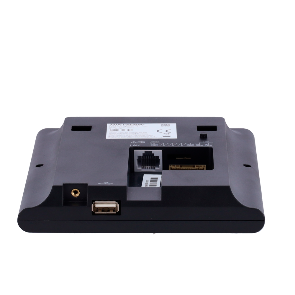 Control de acceso y asistencia - Reconocimiento facial, huella, tarjeta EM y PIN - 500 usuarios | 100.000 registros - TCP/IP y USB - Controlador integrado (sensor, botón y relé) - iVMS-4200 | Hik-Conectar
