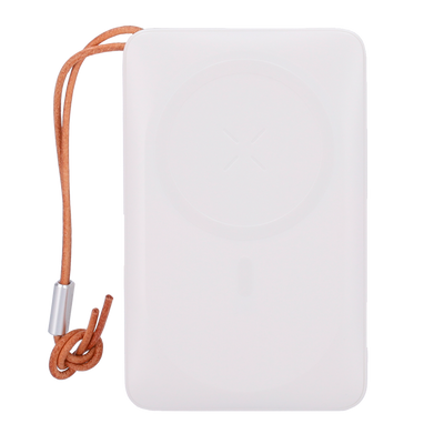 VEGER - Magnetic and wireless power bank - Capacity 10000mAh (38.5Wh) - Fast charging 22.5W - USB-C and Lightning inputs - USB-B, USB-C, wireless outputs