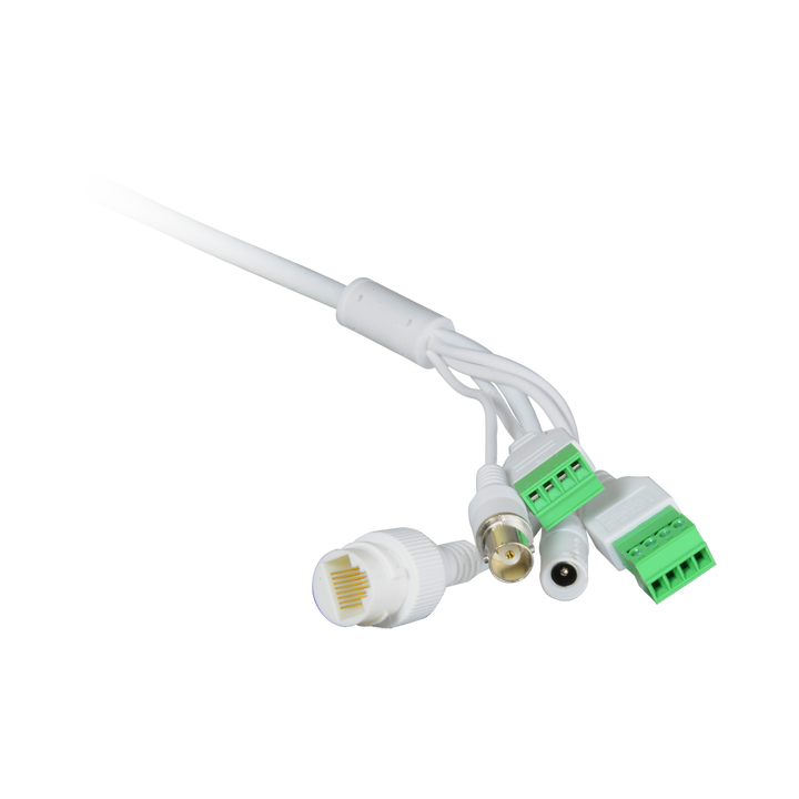 Telecamera Turret IP 4 Megapixel - 1/3" Progressive Scan CMOS - Motion Detection 2.0 di persone e veicoli - Ottica Varifocale 2.8~12 mm - Compressione H.265+ - Audio / Allarmi / PoE -