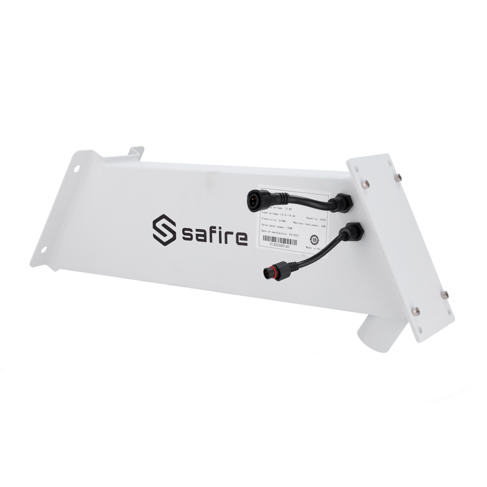 Safire - Batería Litio LiFePo 512Wh (40Ah) - Regulador MPPT integrado - RS-485 para comunicación - Acoplable a SF-SOLARPANEL-100W