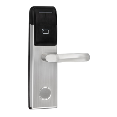 Hotel lock - Opening via MF card - Backset 60mm | Right opening - Independent operation with 4 x AA battery - Emergency cylinder - Management with Hotel Lock System software