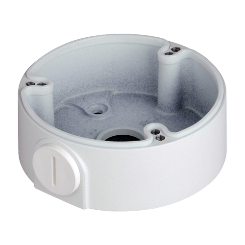 Junction box - For outdoor - Roof or wall installation - White color - Hollow pin