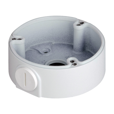 Junction box - For outdoor - Roof or wall installation - White color - Hollow pin