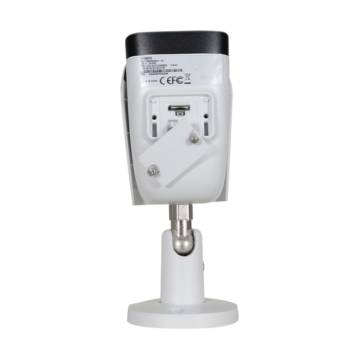 Telecamera Bullet IP 4 Megapixel Gamma Ultra - 1/3” Progressive Scan CMOS - Compressione H.265+ - Lente 2.8 mm / LEDs IR distanza 50 m - POE / IP67 / IK10 - Allarmi / Audio / Microfono integrato