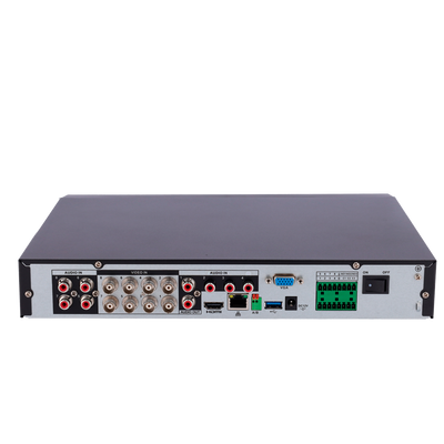 Videoregistratore 5n1 X-Security - 8 CH HDTVI/HDCVI/AHD/CVBS (4K) + 8 IP (8Mpx) - Allarmi | Audio su coassiale - Risoluzione 4K (7FPS) - 2 CH Riconoscimento facciale - 8 CH Riconoscimento di persone e veicoli