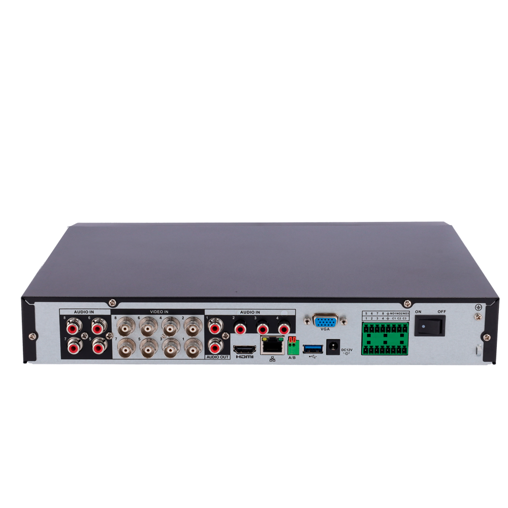 Videoregistratore 5n1 X-Security - 8 CH HDTVI/HDCVI/AHD/CVBS (4K) + 8 IP (8Mpx) - Allarmi | Audio su coassiale - Risoluzione 4K (7FPS) - 2 CH Riconoscimento facciale - 8 CH Riconoscimento di persone e veicoli