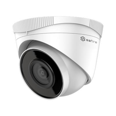 Cámara IP de 4 Megapíxeles - CMOS de barrido progresivo de 1/3" - Compresión H.265+ / H.265 - Lente de 2,8 mm - WDR (120 dB) | Audio - LED IR Alcance 30 m - PoE IEEE802.3af | IP67