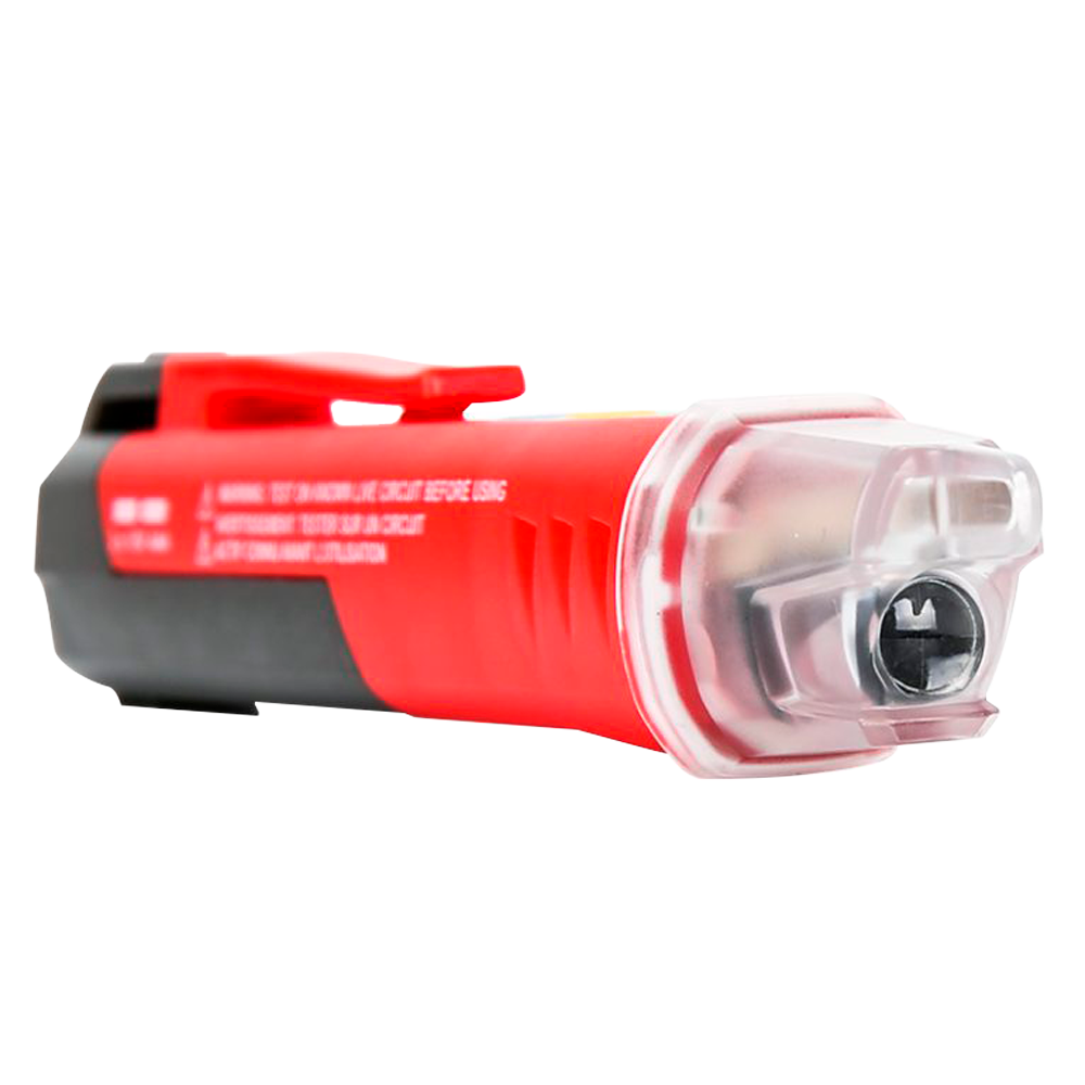 Non-contact AC voltage detector - High and low voltage modes up to 1000V - Audible warning and visible LED - Auto shut-off