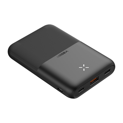 VEGER - External battery - Capacity 10000 mAh - Voltage 3.85 V / Lithium polymer - Power 38.5 Wh