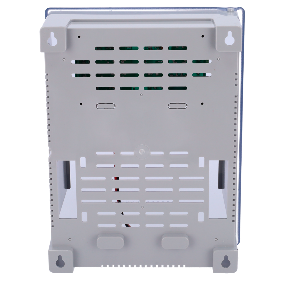Alimentador - Exclusivo para control de acceso - Control de distintas cerraduras - Batería auxiliar - Se puede configurar en NC/NO - Caja de plástico