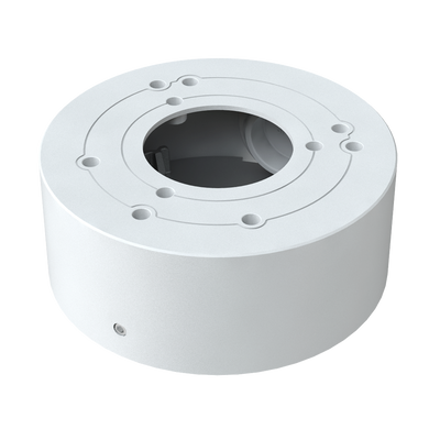 Scatola di giunzione Safire Smart - Per telecamere dome - Adatto per uso in esterni - Installazione a tetto o parete - Diametro della base 96 mm - Passacavo
