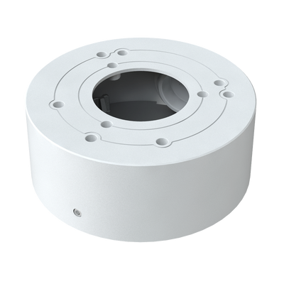 Safire Smart junction box - For dome cameras - Suitable for outdoor use - Roof or wall installation - Base diameter 96 mm - Cable gland